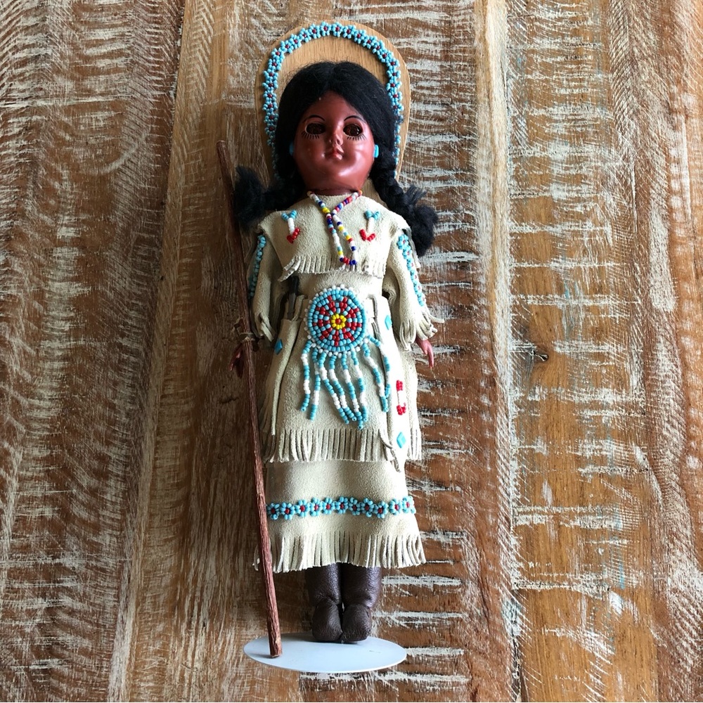 Carlson Dolls Sacajawea Doll - vintage 1980s